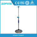 Support de goutte en acier inoxydable en grosse base de disque Iv Pole